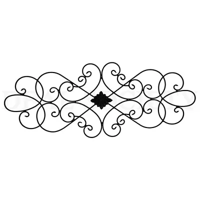 Wrought Iron Wall Art Decor For Living Room And Bedroom Medallion 32  X 12  • $19.99