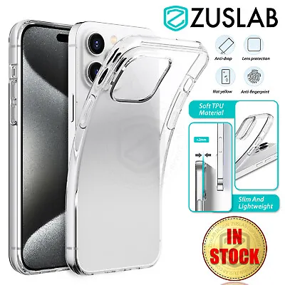 For IPhone 15 14 Pro Max Plus 13 12 11 XS MAX XR X Case Anti-Yellow Clear Soft • $6.95