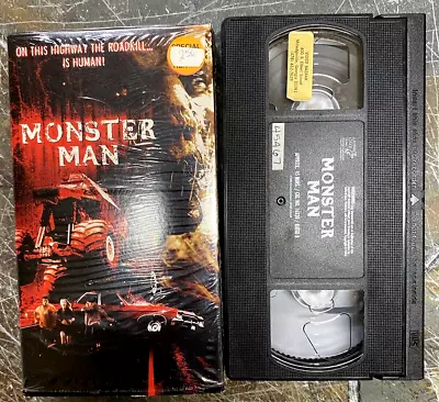 Monster Man (VHS 2003) Rare Horror Cult Gore Monster Truck Slasher • $14.99