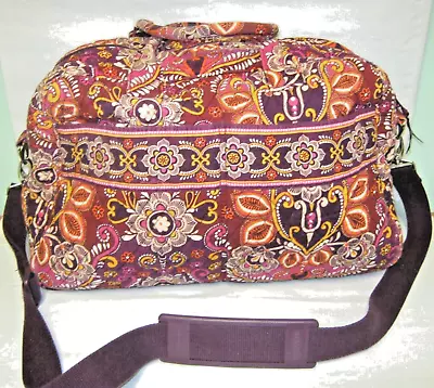 Vera Bradley Large Weekender Travel Duffel Bag Safari Sunset 12 X 18 X 8 GUC • $39.99