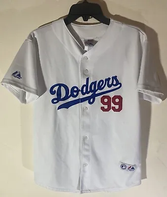 Manny Ramirez Los Angeles DODGERS Baseball MAJESTIC Women's 2xl Sewn Jersey MLB • $35