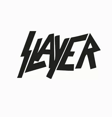 SLAYER Music Band Vinyl Die Cut Car Decal Sticker ---FREE SHIPPING- • $1.89