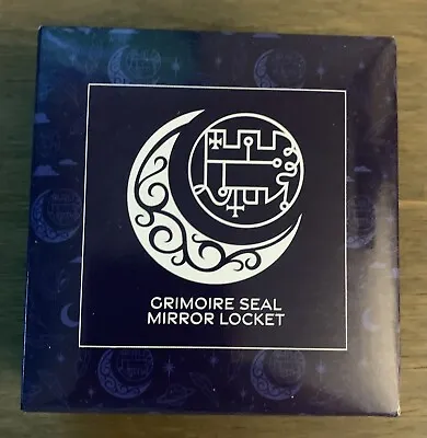 Grimoire Seal Mirror Locket Necklace Stolas Helluva Boss • $50