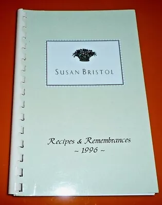 Recipes & Remembrances Charleston Massachusetts Cookbook 1996 Susan Bristol VG • $12.99