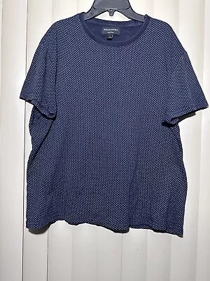 Banana Republic Men’s Dress Crew Short Sleeve Polka-Dot T-Shirt Black Size L • $10