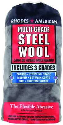 Steel Wool Multi-grade (12) Pack 4-course 4-medium 4-fine New Fast Shipping • $3.99