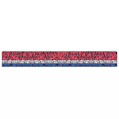 3-Ply FR Metallic Fringe Drape (Red/Silver/Blue) • $12.65