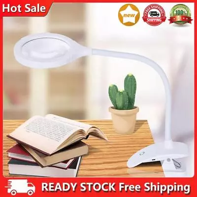 5X 10X Hands Free Magnifying Glass Dimmable For Close Work Repair Reading Crafts • £26.99