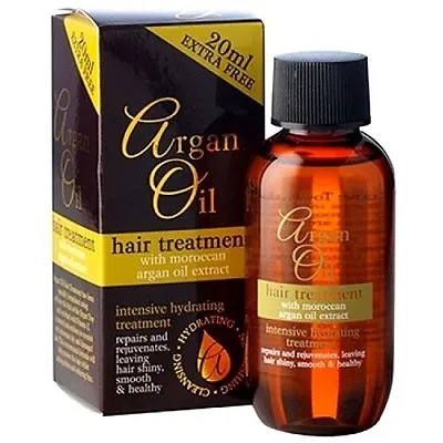 Argan Oil Hair Treatment With Moroccan Argan Oil Extrat 50ml (20ml Extra Free) • £4.89