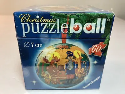 $9.99 • Buy 2006 Ravensburger 3D Christmas Ornament Puzzle Ball 60 Pc. 04