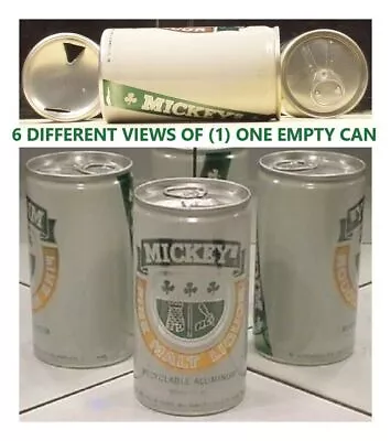 Mickeys Mickey Malt Liquor Beer A/A Can G Heilman La Crosse Wisconsin 4 City F87 • $2.95