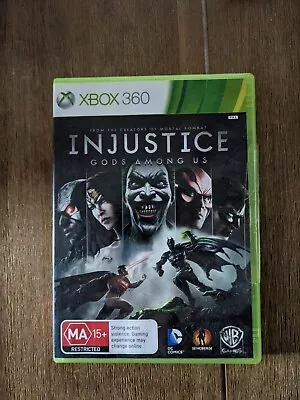 Injustice Gods Among Us Microsoft XBOX 360 PAL • $8.90