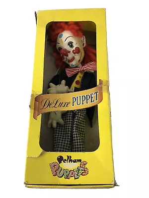Vintage Pelham Puppets Marionette 'Bimbo The Clown' Collectible Made In England • $43.16