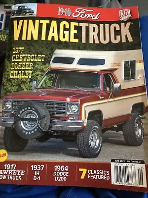 Vintage Truck Magazine  June 2022  Vol 30 No. 02 • $3