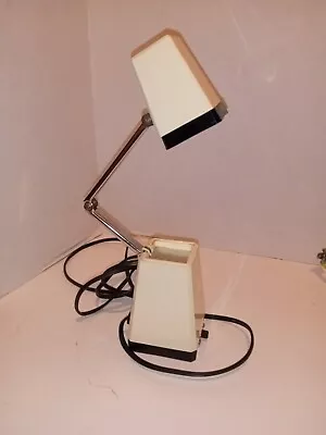 Vintage  Folding Hi Low Intensity Pyramid Desk Light • $12