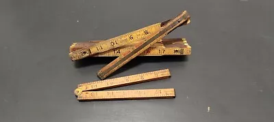 Vintage Folding Rulers Lot Of 2 • $6.50
