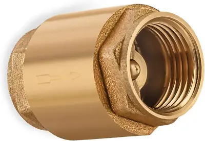 Brass One Way Check Valve 1/2 Female Backflow Preventer NPT Thread 0.5 Inch  • $12.99