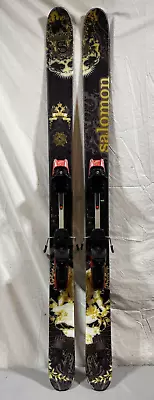 $229.95 • Buy Salomon Czar 166cm 125-105-115 Rocker Twin-Tip Skis Diamir Freeride+ AT Bindings