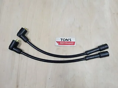 Ton's Black 8mm Spark Plug Wires Harley 95-03 Sportster 883 1200 Coil Relocation • $18.99