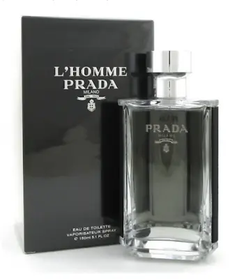 PRADA L'HOMME Men Cologne3.4oz  100 Ml Au De Toilette Spray New-Sealed • $90