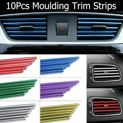 £3.58 • Buy Car Air Conditioner Outlet Vent Grille Decor U Shape Molding Trim Strip Select
