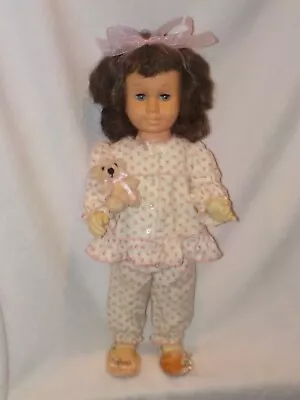 Vintage Mattel Chatty Cathy Doll W/Dark Brown Hair Wearing Tagged PJ'S • $49.99