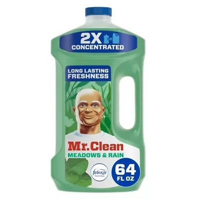 Mr. Clean 2X Concentrated Multi Surface Cleaner W Febreze Meadows & Rain Scent • $15.75