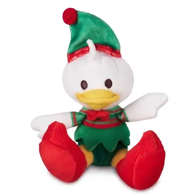 Disney Store Holiday Tiny Big Feet Collection Micro Plush Donald Duck 4 1/2  H • $12.99