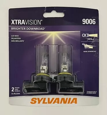 SYLVANIA 9006 XtraVision High Performance Halogen Headlight Pair Set 2 Bulbs • $17.99