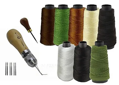 JCP Leather Canvas Tent Sewing Awl Quick Stitch Repair Tool Heavy Duty Thread US • $39.99