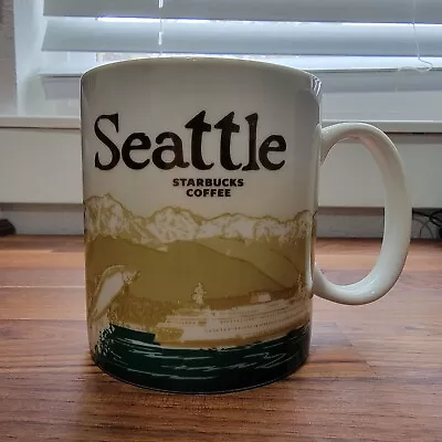 $14.95 • Buy Starbucks SEATTLE Collector Series Coffee Tea Global Icon 2009 16 Oz Cup Mug