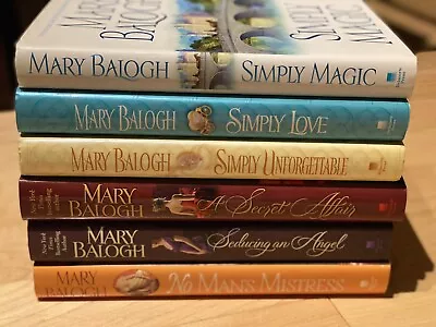 MARY BALOGH (6) HARDCOVER 1st Edition W/ DUST COVERS Book Lot • $60