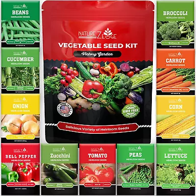 Seeds Vegetable 11 Heirloom Seeds For Planting Vegetables And Fruits 4800 Survi • $14.95