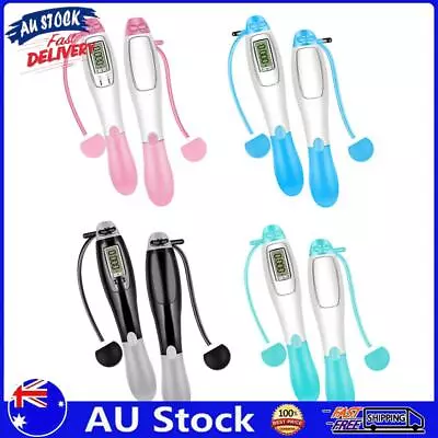 AU Cordless Skipping Rope Jump Ropes Smart Screen With Weighted For Children Adu • $10.27