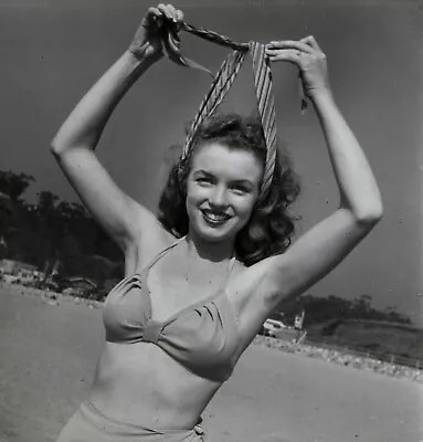 Marilyn Monroe ORIGINAL Andre De Dienes Vintage Photo George Barris Beach Bikini • $3000