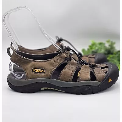 Keen Newport Gargoyle Sandals Mens 11.5 Brown Waterproof Outdoors Hiking 1010122 • $32.89