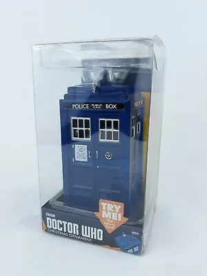 $29 • Buy Doctor Who Tardis Kurt Adler Led Light-up Ornament New In Box