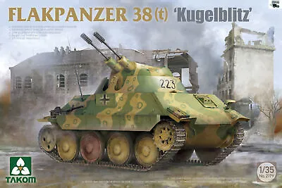 TAKOM 2179 1/35 Scale Flakpanzer 38(t) `Kugelblitz` Model Kit • $39.58