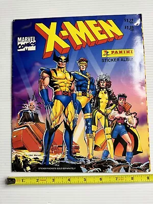 X-Men 1994 Marvel Comics Panini Sticker Album Complete Set Vintage • $198.98