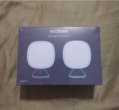 $71.24 • Buy Factory Sealed! Ecobee SmartSensor Room Temperature Sensor - 2 Pack, - New