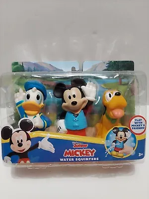 Mickey And Friends Water Squirters Bath Toys Set Disney Junior Age 3 And Up • $14