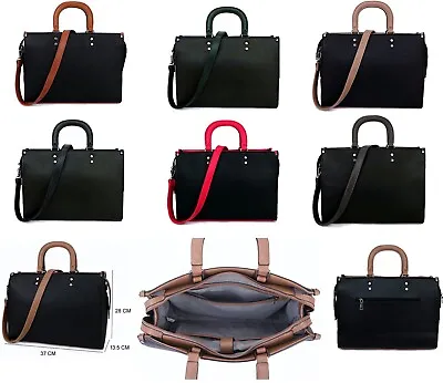 Large Handbag Ladies Laptop Bag Work Bag Briefcase Tote Bag Macbook 15.6 16 Inch • £24.94