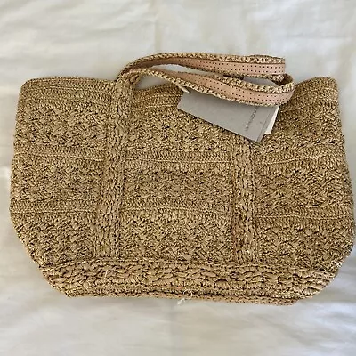 Vanessa Bruno Beach Bag New Handmade Unique Raffia • $90
