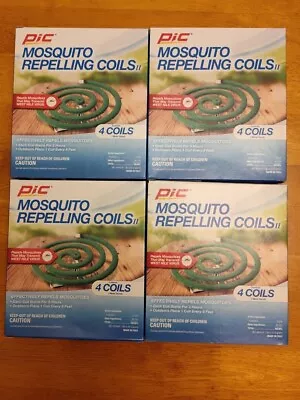 PIC Pyrethrins Mosqu Flying Bug Repelling Coils Tota 16 Coils  Works Great • $24.95