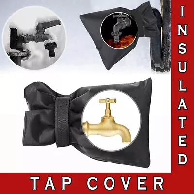 2x Outside Tap Cover Winter Frost Jacket Insulation Garden Tap Thermal Protector • £4.89