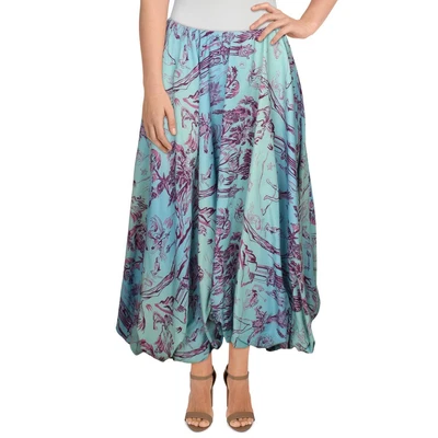 $104.39 • Buy Staud Mikayel Womens Blue Printed Balloon Midi Bubble Skirt XS BHFO 3888