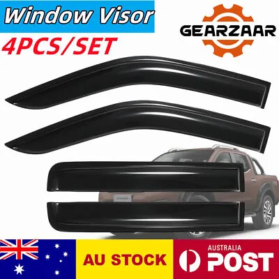 Weather Shields Weathershields For Nissan Navara D40 2005-2015 Window Visors AUS • $37.69