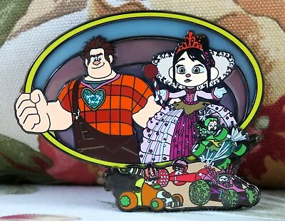 Disney Fantasy Pin Wreck It Ralph Home Vanellope Jumbo Pop Stained Glass Le 50 • $41.50