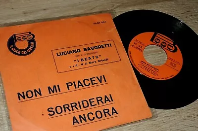 LUCIANO SAVORETTI E I Beats I Did Not Like Beat RARE Italy 45 Rpm  • £102.49