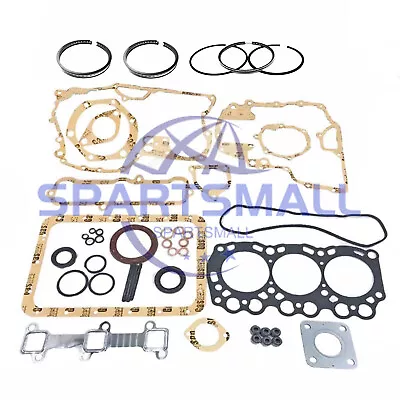 L3E Main/Con Rod Bearing&Full Gasket Kit For New Holland VOLVO EC15 Excavator • $238